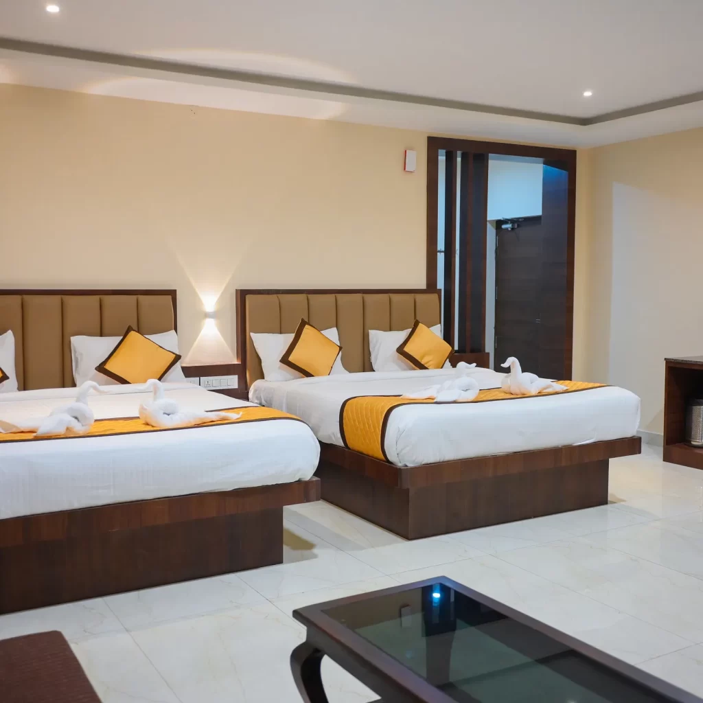 Peaceful sleeping space at Ketti Heights – good resort in Ooty for couples and families